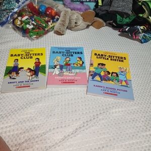 SCHOLASTIC EUC THE BABYSITTERS CLUB. 3 BOOK SET